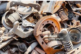 Chatarra variada para reciclaje