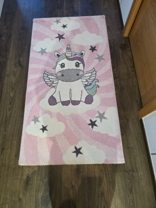 Alfombra Infantil Unicornio Paco Home Rosa