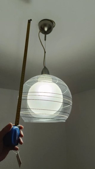 Lámpara Globo de Cristal