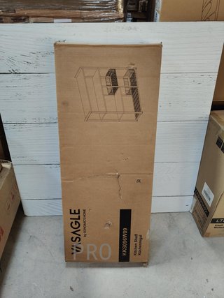 Estantería de Cocina con 2 Cestas de Malla Metálica VASAGLE