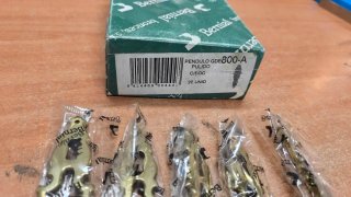 Péndulo grande c/boca llave latón pulido R-800