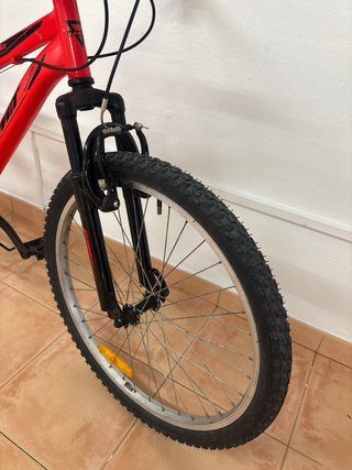 Bicicleta junior roja