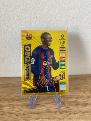 Cromo Dembele Balón de Oro Auto Adrenalyn 22-23