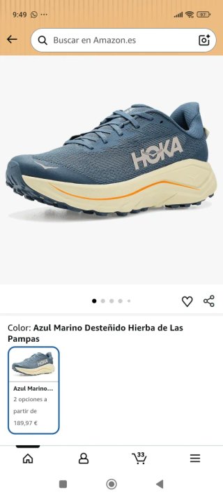 Hoka Challenger 8 Bambas Azul/Verde