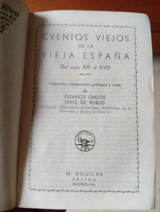 Cuentos viejos de la vieja España. Joya Aguilar