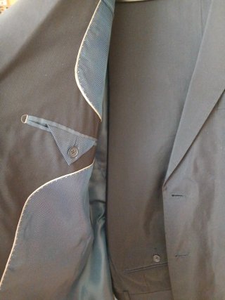 Traje de chaqueta azul marino hombre