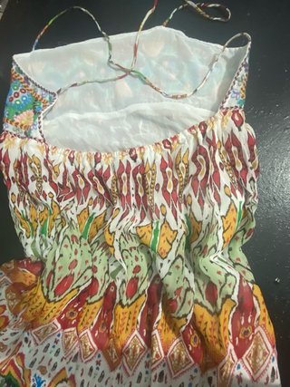 Vestido zara diseño azteca