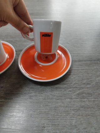 Set di tazze da caffè espresso KTM in ceramica