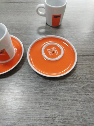 Set di tazze da caffè espresso KTM in ceramica