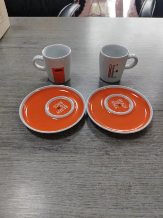Set di tazze da caffè espresso KTM in ceramica