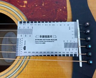 TARJETA GUITARRA BAJO ACERO AJUSTE LUTHIER NUEVA