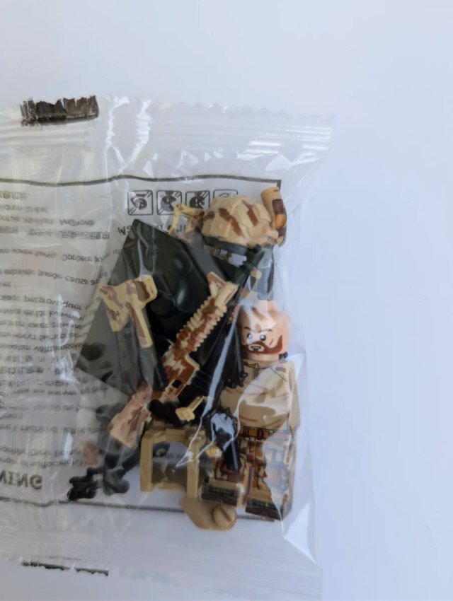 Figura Lego Soldado Fuerzas Especiales Delta