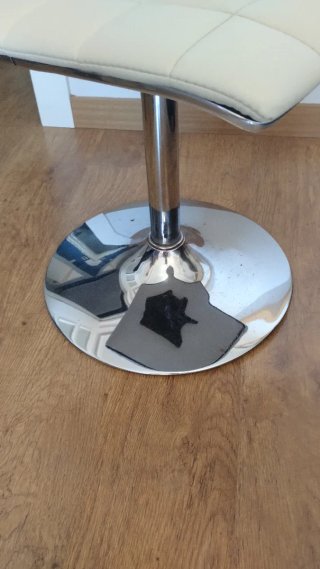 Sillas de comedor negras y blancas (4uds)