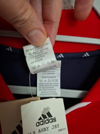 Camiseta Benfica 00/01 Adidas Talla XL