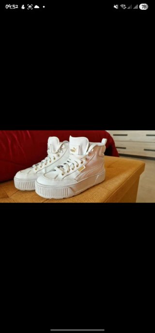 Puma Karmen Scarponcino Bianco Oro