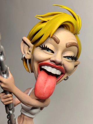 Figura Resina 3D Miley Cyrus