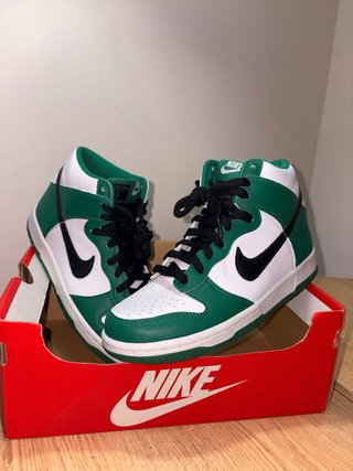 Nike Dunk High Verdes y Blancas