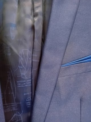 Traje azul adolescente talla 40