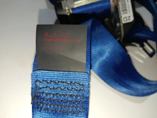 Cinturones Seguridad  Azules Renault f1 tem r26
