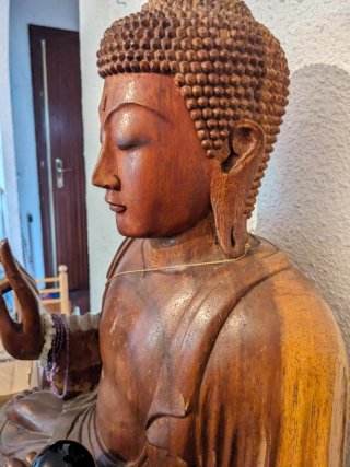 Figura Buda Madera Tailandesa