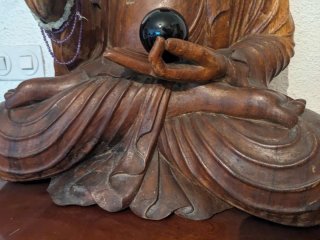Figura Buda Madera Tailandesa