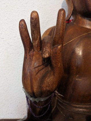 Figura Buda Madera Tailandesa