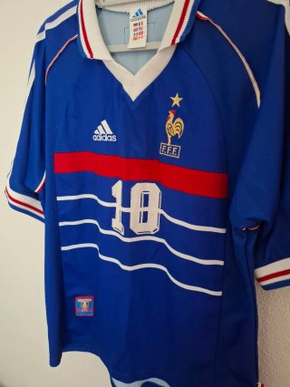Camiseta Francia 98 #10 Talla L Adidas
