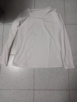 Camiseta térmica blanca manga larga