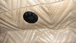 Bolso bimba y lola usado exterior 100% piel d vaca
