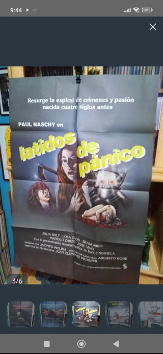 4 Carteles de Cine Originales