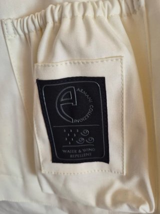 Trench Armani Tecnico Bianco Originale