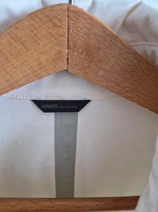 Trench Armani Tecnico Bianco Originale