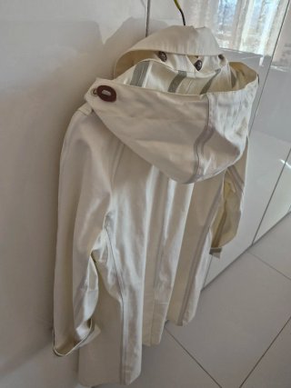 Trench Armani Tecnico Bianco Originale
