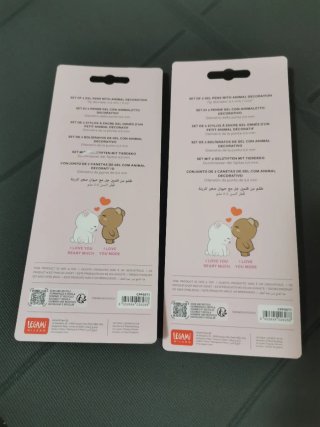 2 Blister Penne Legami Beary in love Ed. Limitata