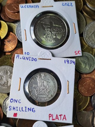 Lote monedas del mundo Plata / Cobre / Níquel