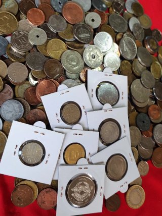 Lote monedas del mundo Plata / Cobre / Níquel