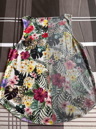Camiseta tirantes Desigual estampada