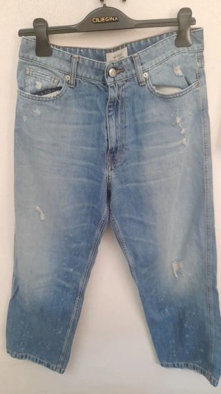 Jeans Vicolo vita alta strappati taglia L