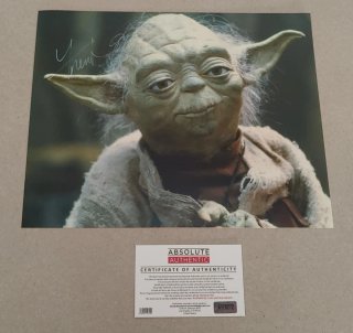 Foto Firmada Frank Oz - Star Wars. Certificado.