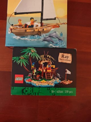 Pack 3 LEGO Barcos: Technic, Ideas, Ray