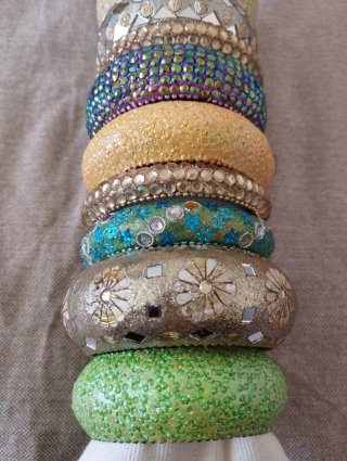 Brazalete Rígido Statement Chic Brillante