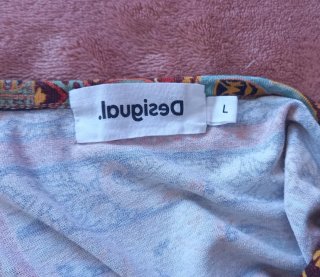 Camiseta Desigual Manga Larga Talla M/L