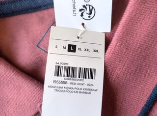 Polo rojo claro para hombre (A ESTRENAR)