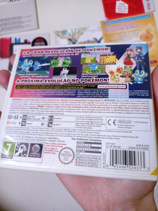 Pokémon y 3ds caja y cartucho
