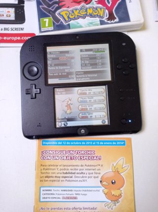 Pokémon Y 3ds completo original