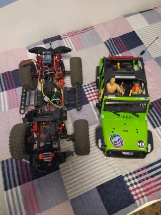 Coche RC Jeep Verde