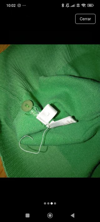 Camiseta polo YESSICA verde talla L