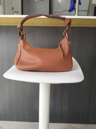 Bolso Cats Madrid Marrón Piel.25x14x7