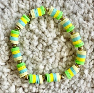 Lote 6 pulseras multicolor