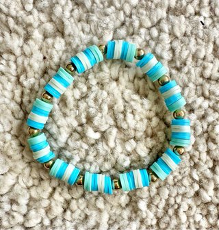 Lote 6 pulseras multicolor